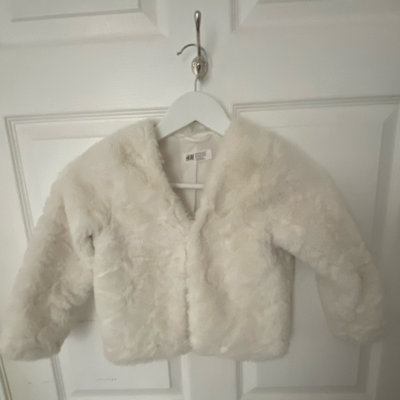 Girls Faux-Fur Coat - Picture 1 of 7